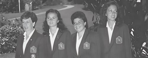 Emma V. De Garcia Ogara, Maracena Campomanes, Mary Carmen Navarro, Maria Orueta